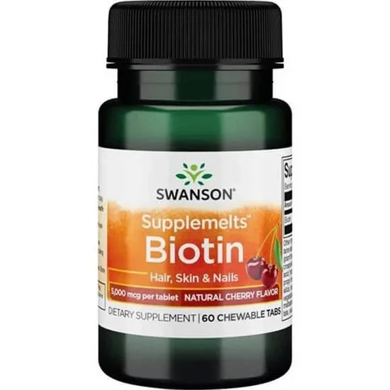 Biotina 5000mg, 60 tablete, Swanson — preț și oferte