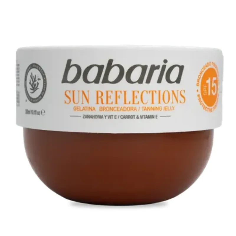 Gel pentru accelerarea bronzului cu SPF15 Sun Reflections, 300 ml, Babaria — preț și oferte