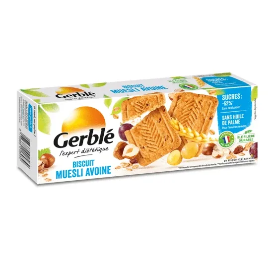 Biscuiti cu musli si ovaz Expert Dietetic, 290g, Gerble — preț și oferte