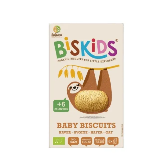 Biscuiti Eco pentru copii cu ovaz fara zahar, 120g, Belkorn — preț și oferte