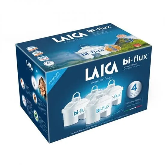 Cartuse filtrante Bi-Flux, 4 bucati, Laica — preț și oferte