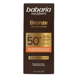 Fluid pentru fata cu protectie solara SPF 50+ UVA&UVB Bronze Fotoprotector, 40 ml, Babaria