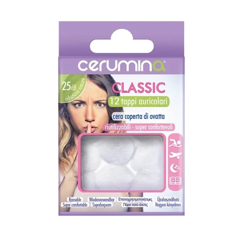 Cerumina CLASSIC – dopuri pentru urechi din ceara, 12 bucati, Pietrasanta Pharma — preț și oferte