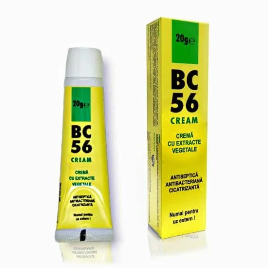 Crema cu extracte vegetale BC 56, 20 g, L'amar — preț și oferte
