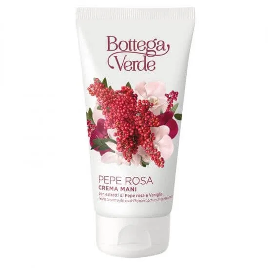 Crema de maini hidratanta cu extract de piper roz, 75 ml, Bottega Verde — preț și oferte