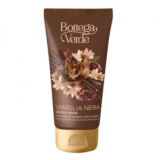 Crema de maini intens hidratanta cu extract de vanilie neagra si ulei de argan, 75 ml, Bottega Verde — preț și oferte