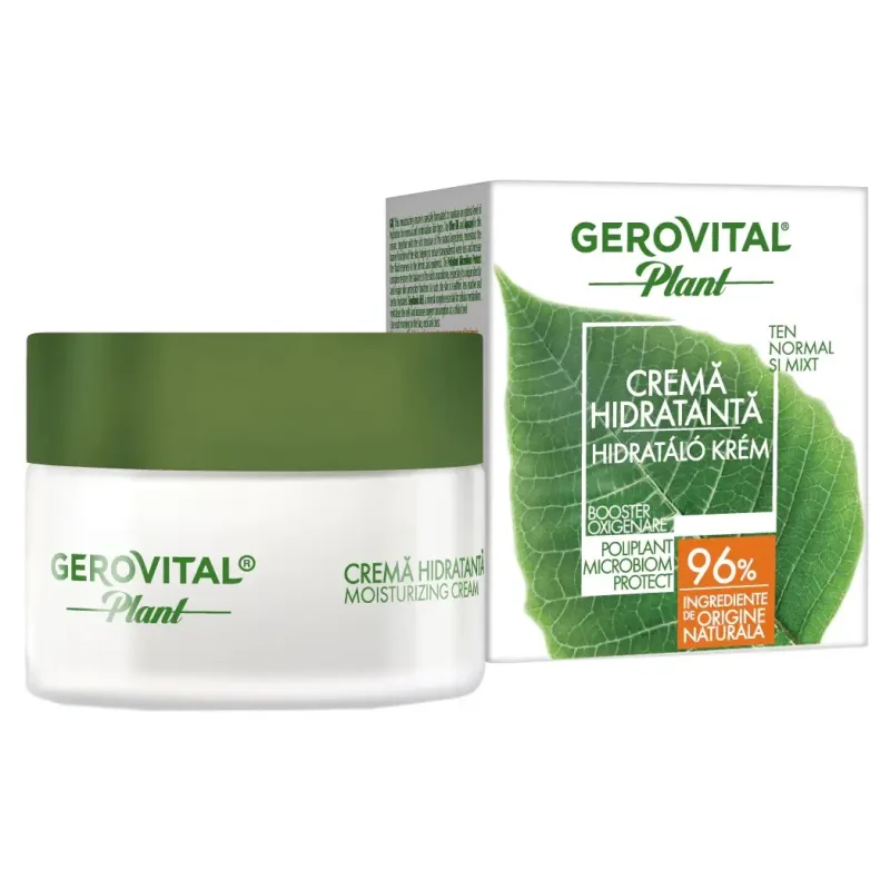 Crema hidratanta de zi Plant, 50 ml, Gerovital — preț și oferte
