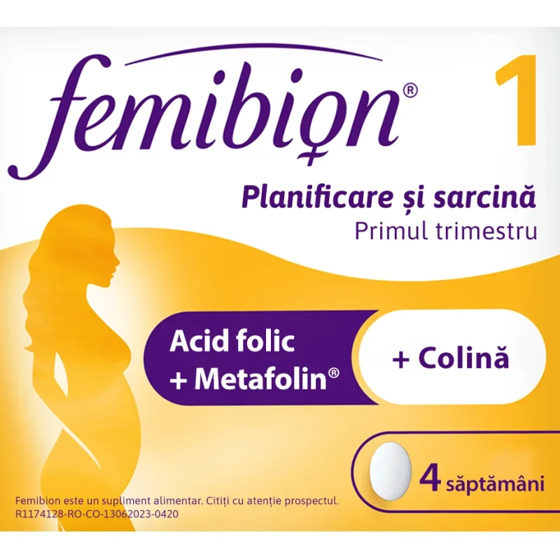 Femibion 1 - Planificare și Sarcină, 28 comprimate filmate, Dr. Reddys — preț și oferte