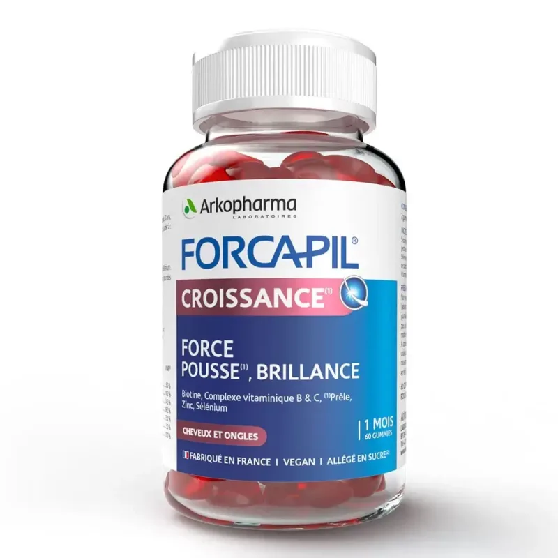 Forcapil Croissance pentru creșterea părului, 60 jeleuri, Arkopharma — preț și oferte