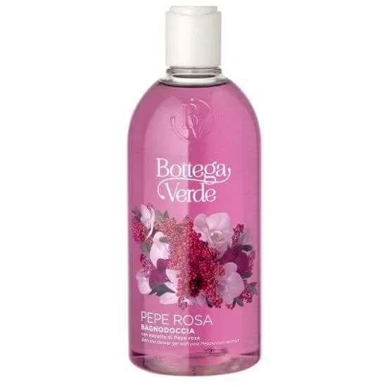 Gel de dus hidratant cu extract de piper roz, 400 ml, Bottega Verde — preț și oferte