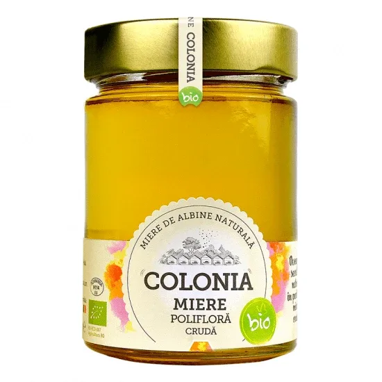 Miere de ploriflora bio cruda Colonia, 420 g, Evicom Honey — preț și oferte