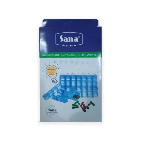 Organizator medicamente saptamanal, Sarah Farm Sana — preț și oferte