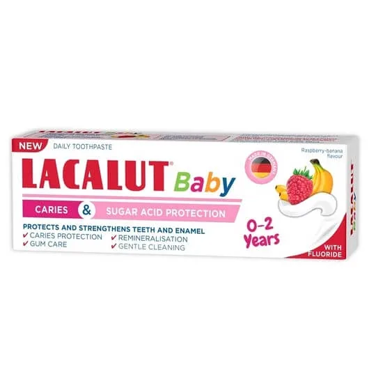 Pasta de dinti 0-2 ani Lacalut Baby , 55 ml, Theiss Naturwaren DR.THEISS — preț și oferte