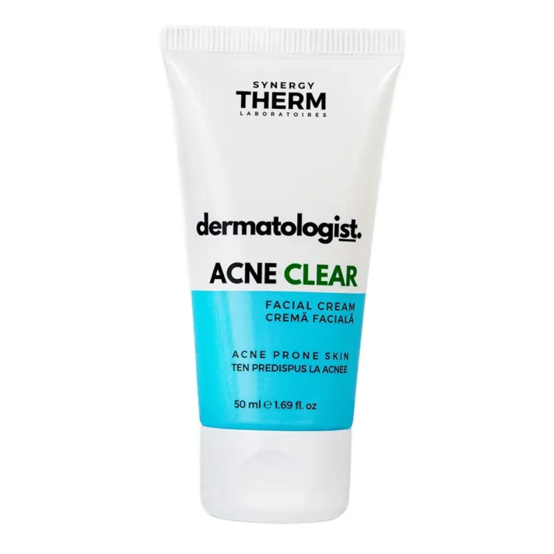 Crema anti-acnee Acne Clear, 50 ml, Synergy Therm — preț și oferte