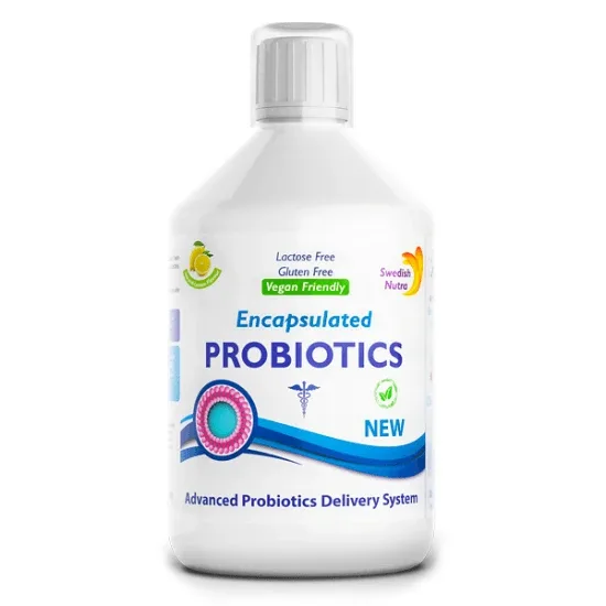Probiotic Lichid, Bifidobacterium lactis + Vitamina C + L-glutamina, 500 ml, Swedish Nutra — preț și oferte