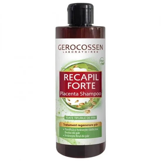 Sampon cu placenta vegetala Recapil Forte, 400 ml, Gerocossen — preț și oferte