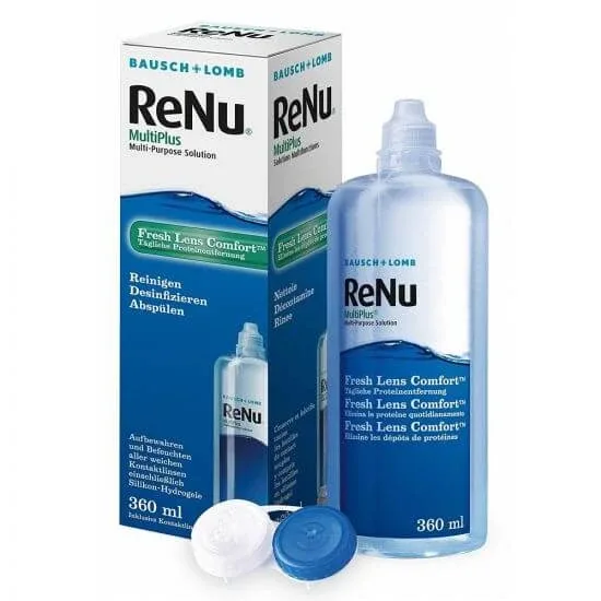 Solutie multifunctionala pentru intretinerea lentilelor de contact Renu MultiPlus, 360 ml, Bausch Lomb — preț și oferte
