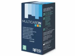 Teste pentru colesterol Multicare, 25 bucǎți, Biochemical System 