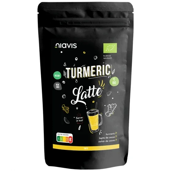 Turmeric Latte Pulbere Eco, 150g, Niavis — preț și oferte