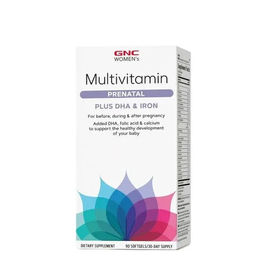 Women’s Formula Prenatala cu DHA si Fier, 90 capsule, GNC — preț și oferte