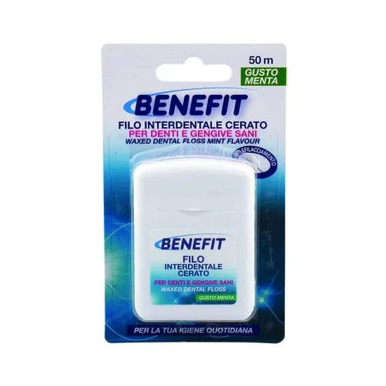 Ata dentara mentolata, 50 m, Benefit — preț și oferte