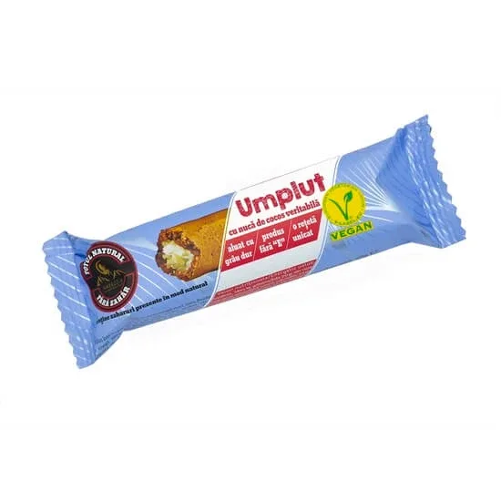 Baton umplut cu nuca de cocos, 60 gr, Hiper Ambrozia — preț și oferte