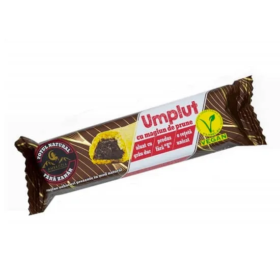 Baton umplut cu Magiun de Prune, 60 gr, Hiper Ambrozia — preț și oferte