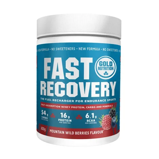 Bautura proteica cu aroma de fructe de padure Fast Recovery, 600 gr, Gold Nutrition — preț și oferte