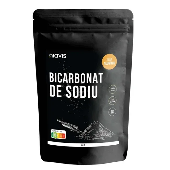 Bicarbonat de sodiu, 500 gr, Niavis Bio — preț și oferte