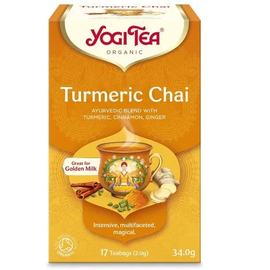 Ceai bio cu Turmenic, 17 plicuri, Yogi Tea — preț și oferte