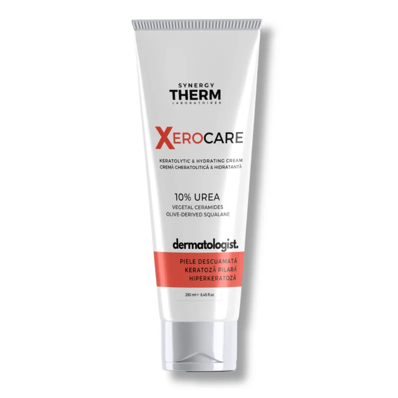 Crema cheratolitica si hidratanta cu 10% uree Xerocare Dermatologist, 250 ml, Synergy Therm — preț și oferte
