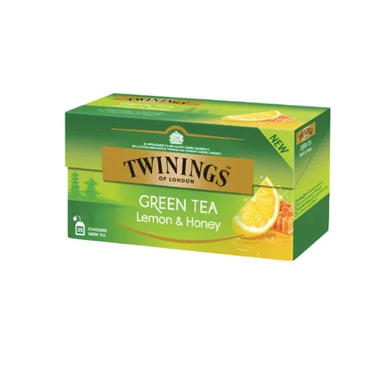 Ceai verde cu aroma de lamaie si miere, 25 plicuri, Twinings — preț și oferte