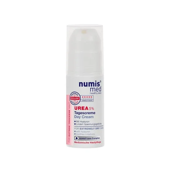 Crema de zi cu uree 5% si hialuron, 50 ml, Numismed — preț și oferte