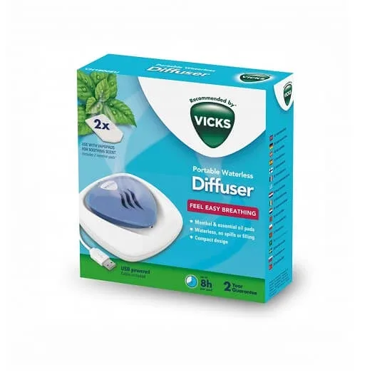 Difuzor de arome portabil cu cablu USB, Vicks — preț și oferte