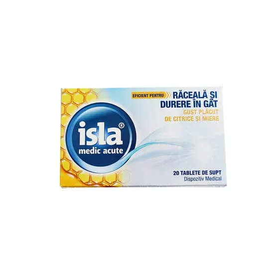 Isla cu gust de citrice si miere, 20 tablete de supt, Engelhard Arzneimittel — preț și oferte