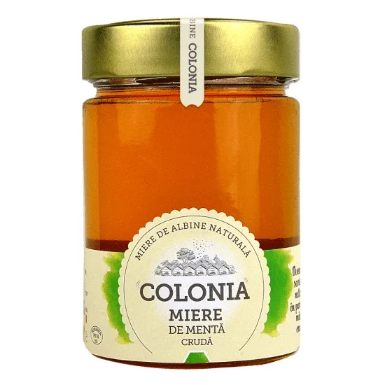 Miere de menta cruda, 420 g, Colonia — preț și oferte
