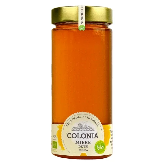 Miere de tei bio cruda, 800 g, Colonia — preț și oferte