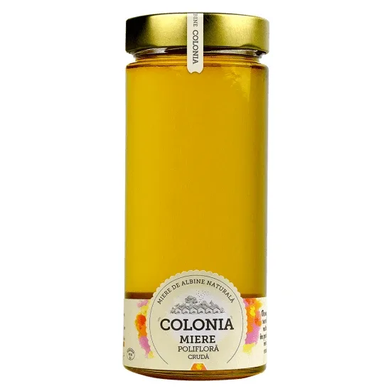 Miere poliflora cruda, 800 g, Colonia — preț și oferte