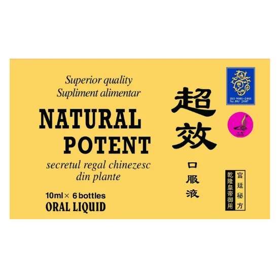 Natural Potent, 6 fiole, Naturalia Diet — preț și oferte