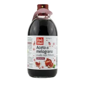 Otet bio de rodie, crud, nefiltrat, 500ml, Baule Volante