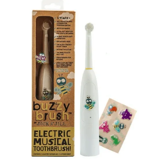 Periuta de dinti electrica muzicala pentru copii Buzzy Brush, +3 ani, Jack N Jill — preț și oferte