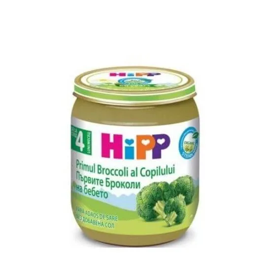 Primul broccoli al copilului, +4 luni, 125 gr, Hipp — preț și oferte