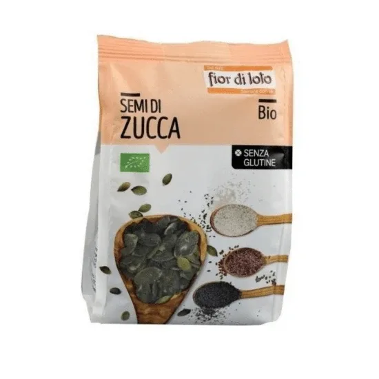 Seminte bio de dovleac decojite fara gluten, 200 g, Fior di Loto — preț și oferte