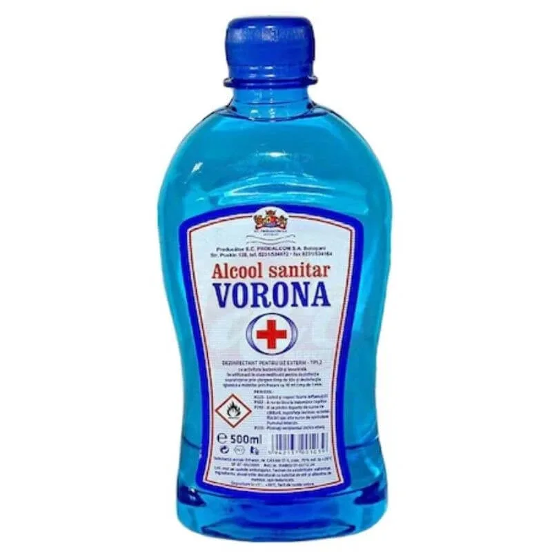 Alcool sanitar Vorona 70% x 0,5 L — preț și oferte
