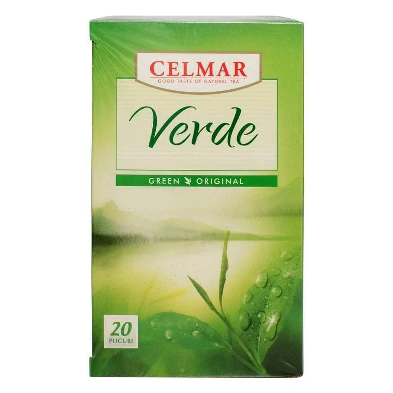 Ceai verde 20plic x 1.5g Celmar — preț și oferte