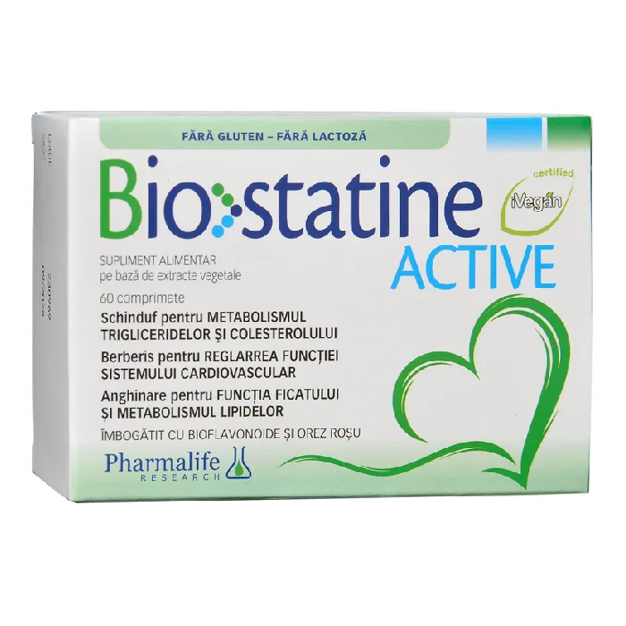 Biostatine Active, 60 comprimate, Pharmalife PHARMALIFE RESEARCH — preț și oferte
