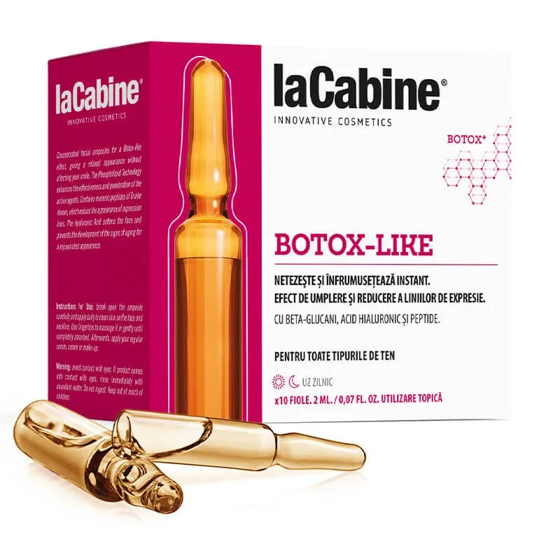 Fiole Botox-Like, 10 fiole x 2 ml, La Cabine — preț și oferte