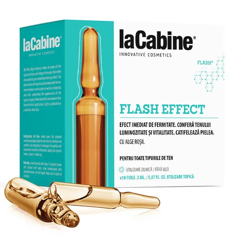 Fiole Flash Effect, 10 fiole x 2 ml, La Cabine — preț și oferte
