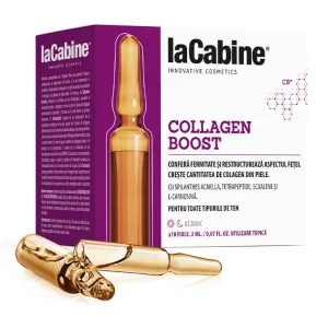 Fiole pentru ten Collagen Boost, 10 fiole x 2 ml, La Cabine