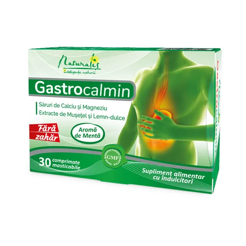 Gastrocalmin, 30 comprimate masticabile, Naturalis — preț și oferte